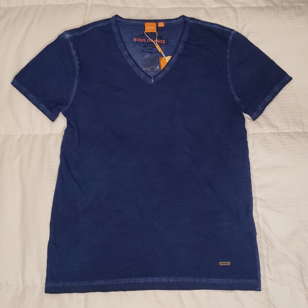 Hugo Boss Orange Label Fashion T Shirt Dk. Blue